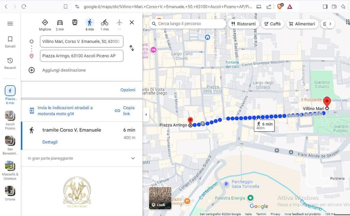 Villino Mari Camere Con Parcheggio Privato Gratuito Ascoli Piceno Dış mekan fotoğraf